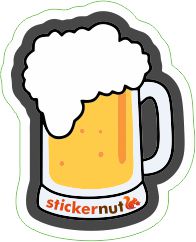 beer sticker