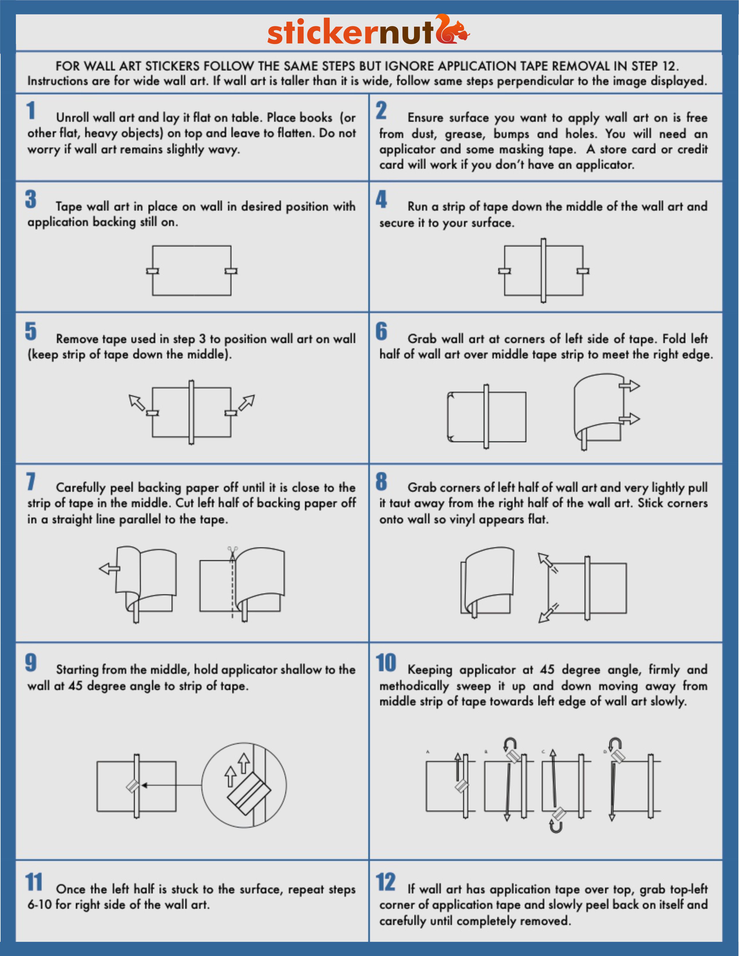 How To Apply Vinyl Decal Instructions / Vinyl Application Instructions